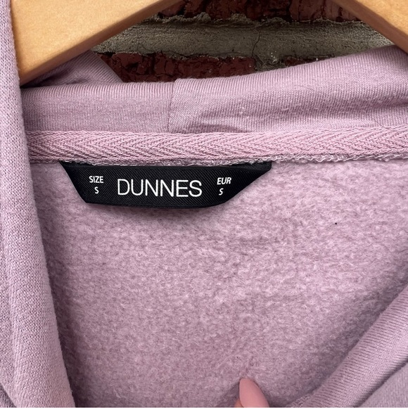 Dunnes European Lavender Purple Over Sized Pull Over Hoodie - Picture 4 of 4